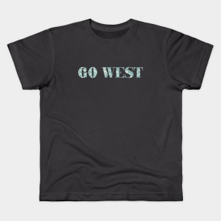 Go West, pattern Kids T-Shirt